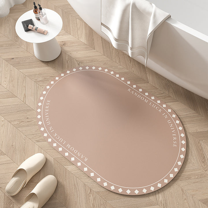Inspirational Quote Bath Mat Bowlift