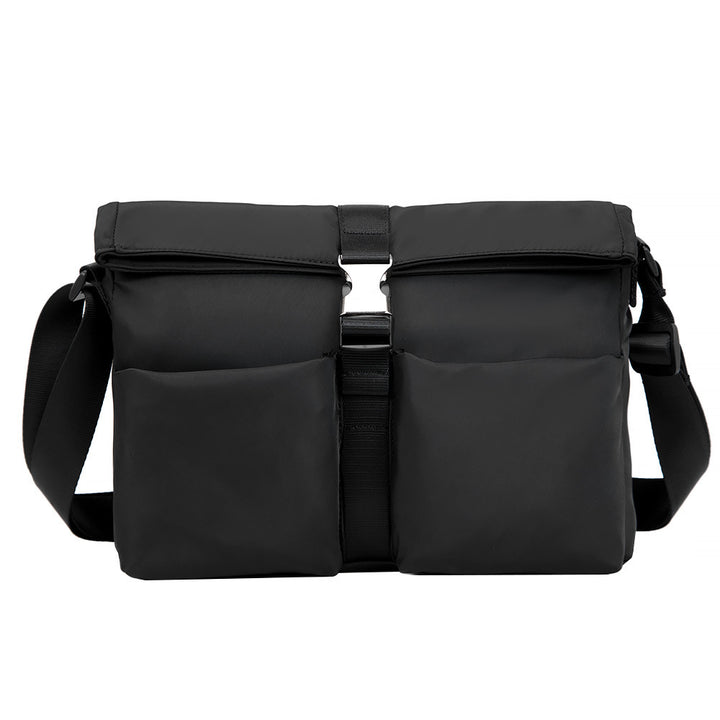 Versatile Dual-Pocket Crossbody Bag Bowlift
