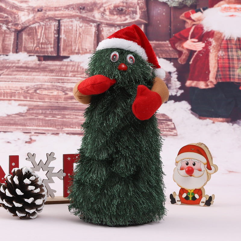 Cute Christmas tree figure with hat Bowlift