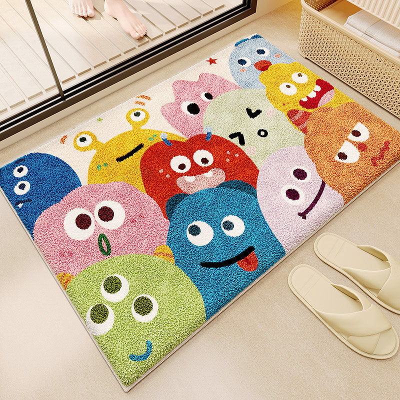 Fun Monster-Themed Bathroom Mat Bowlift