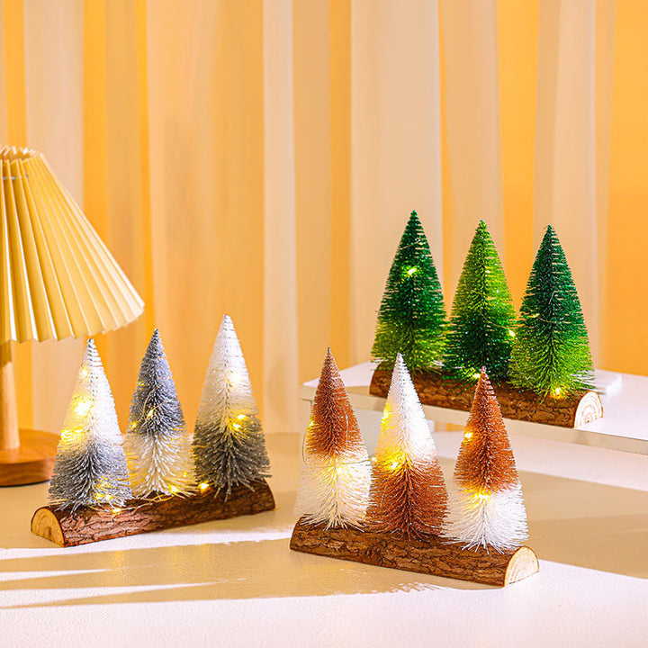 Decorative LED Christmas Tree Figurine Bowlift