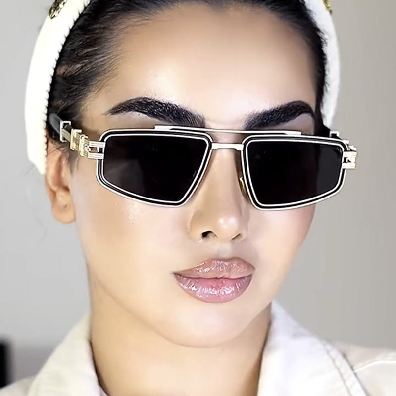 Women’s designer sunglasses with delicate metal frame and polarized lenses Bowlift