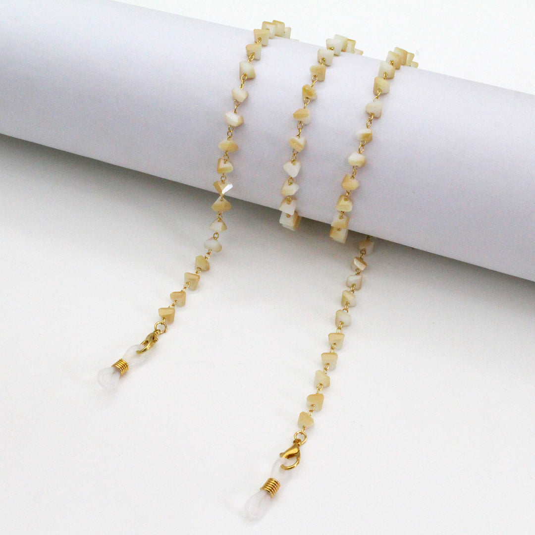 Artistic Gemstone Eyewear Chain Bowlift