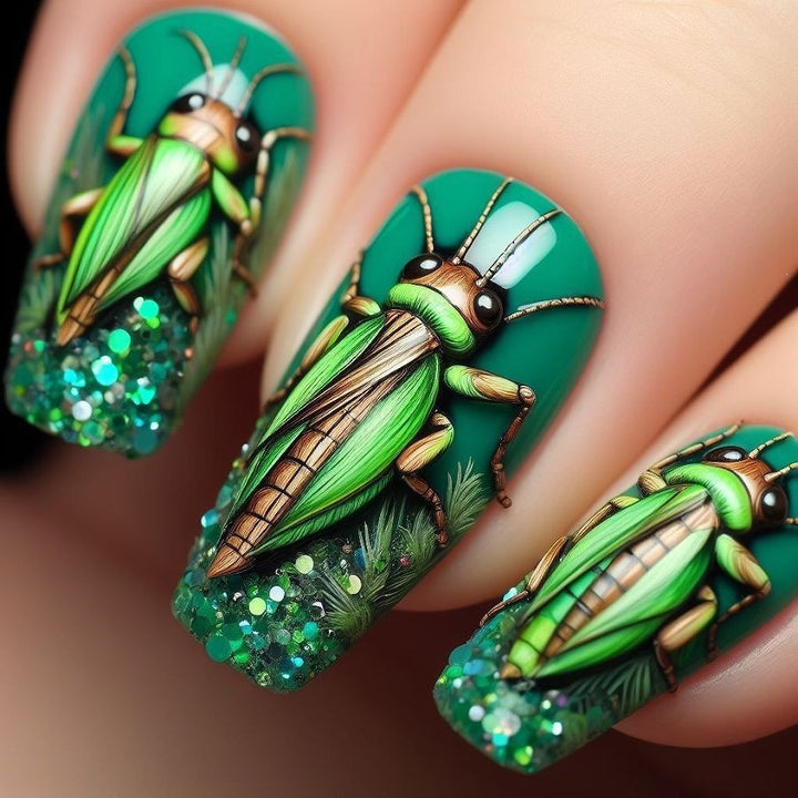 Artificial nails in elegant French tip design Bowlift