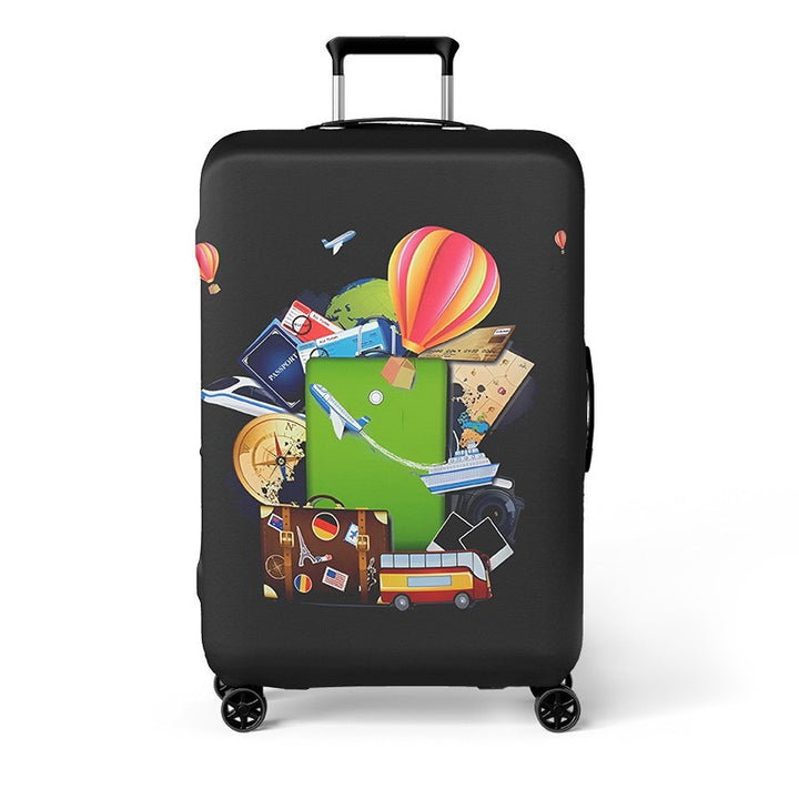 Women's Hard Shell Travel Suitcase with Creative Cat Design Bowlift