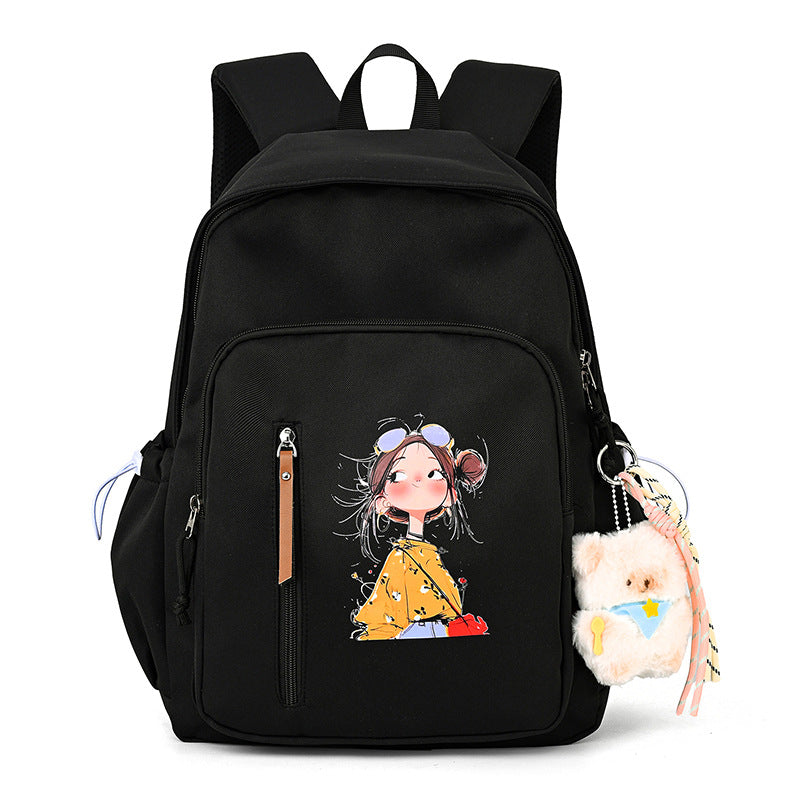 Backpack with Cute Cartoon Design Bowlift