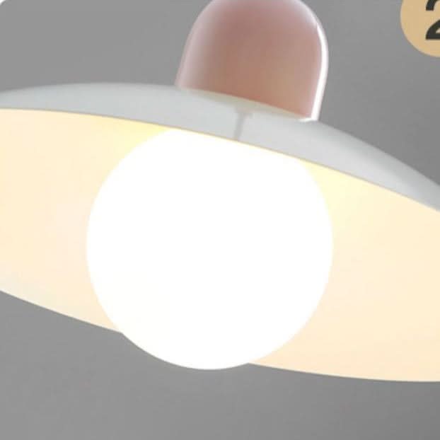 BowLift | Modern Macaron Bauhaus Pendant Light – Iron Shade