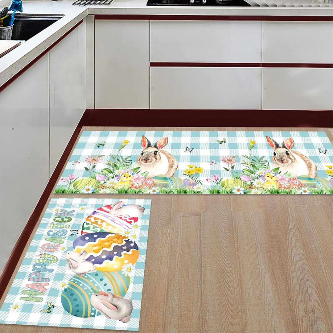 Children's Easter-Themed Kitchen Floor Mat Bowlift