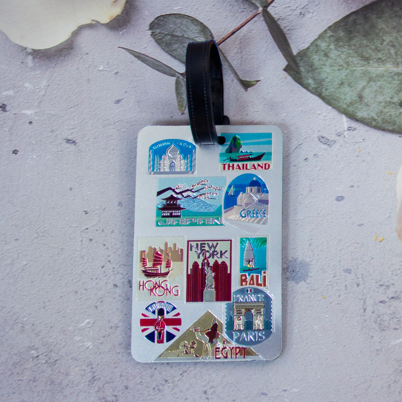 Artistic Travel Luggage Tag Bowlift