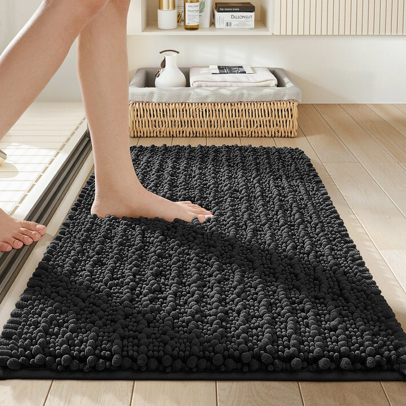 Plush Textured Bath Mat Bowlift