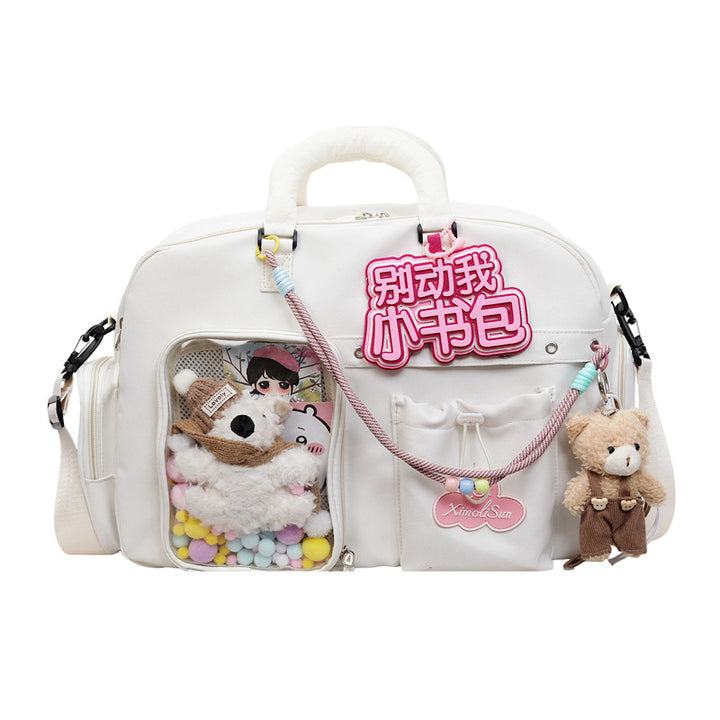 Stylish Multi-Compartment Functional Tote