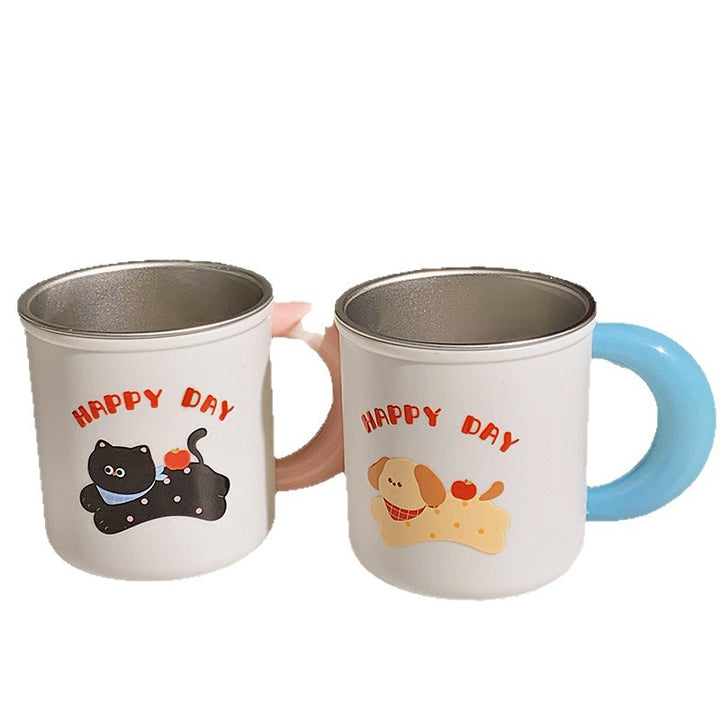 Insulated drinking cups with cheerful dog design Bowlift
