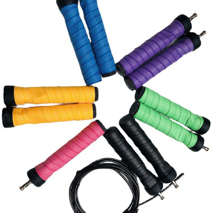 Jump rope with grippy ergonomic handles Bowlift