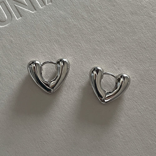 Heart-shaped earrings Bowlift