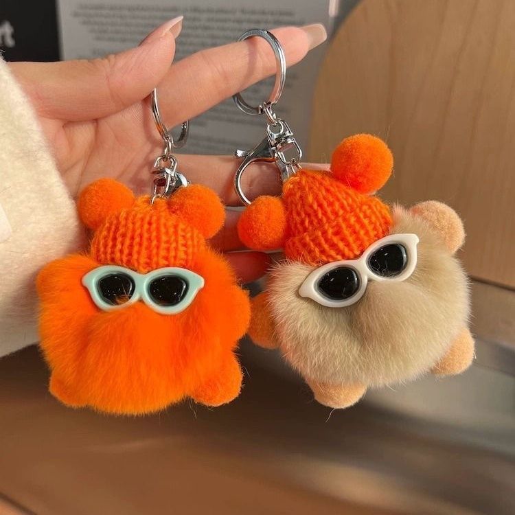 Plush Character Keychain Accessory Bowlift