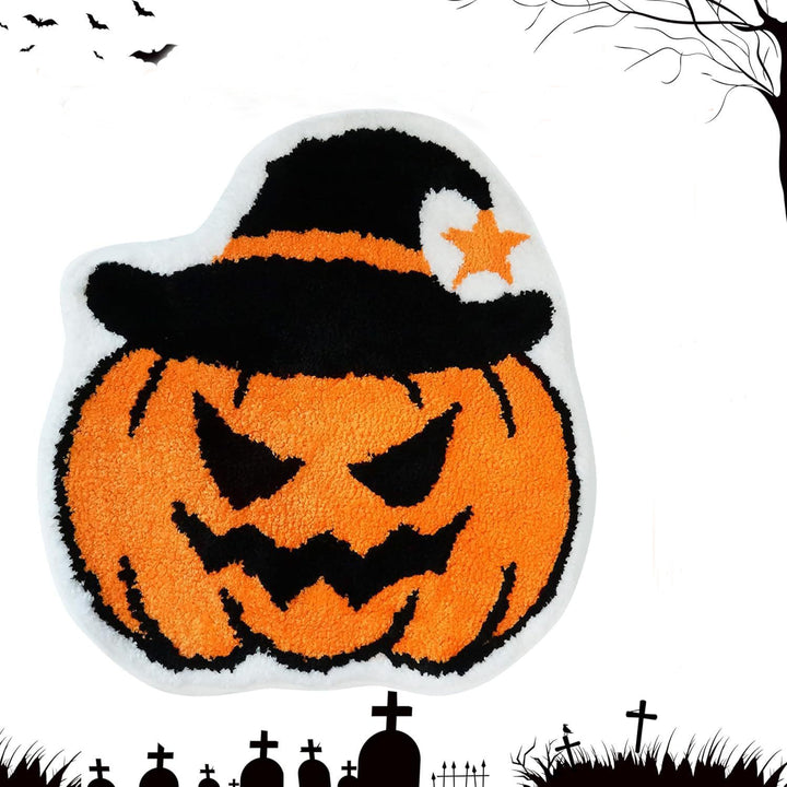 Halloween-Themed Ghost Bath Mat Bowlift