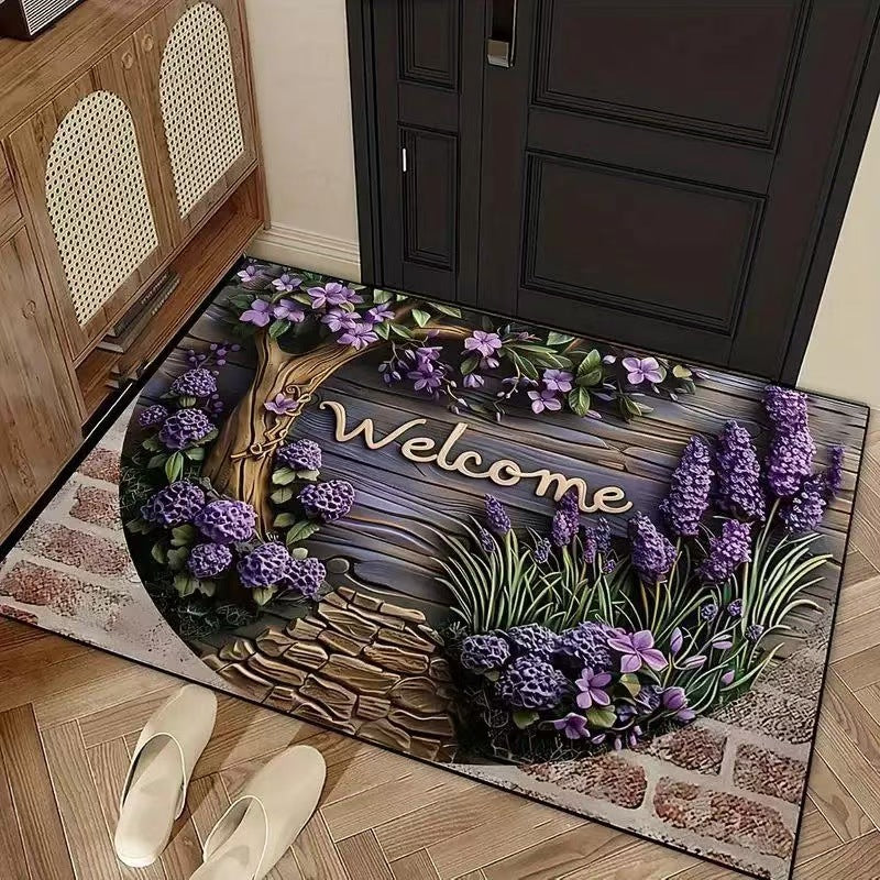 Cartoon-Themed Doormat Bowlift