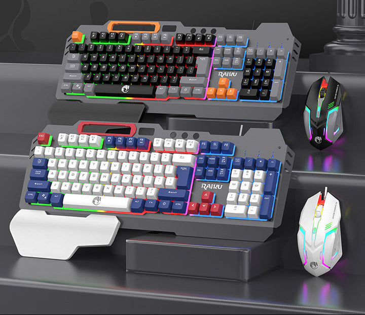 Ergonomic Mechanical Gaming Keyboard with Wrist Rest Bowlift