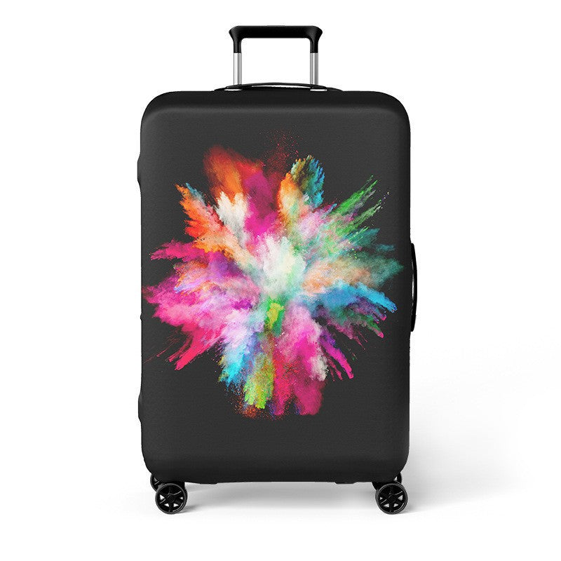 Women's Hard Shell Travel Suitcase with Creative Cat Design Bowlift