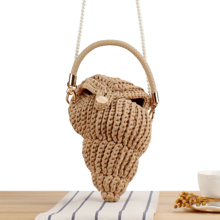 Elegant Handbag in Shell Design Bowlift