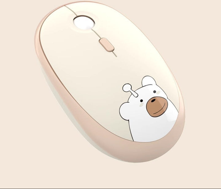 Cute Cartoon Wireless Mouse Bowlift