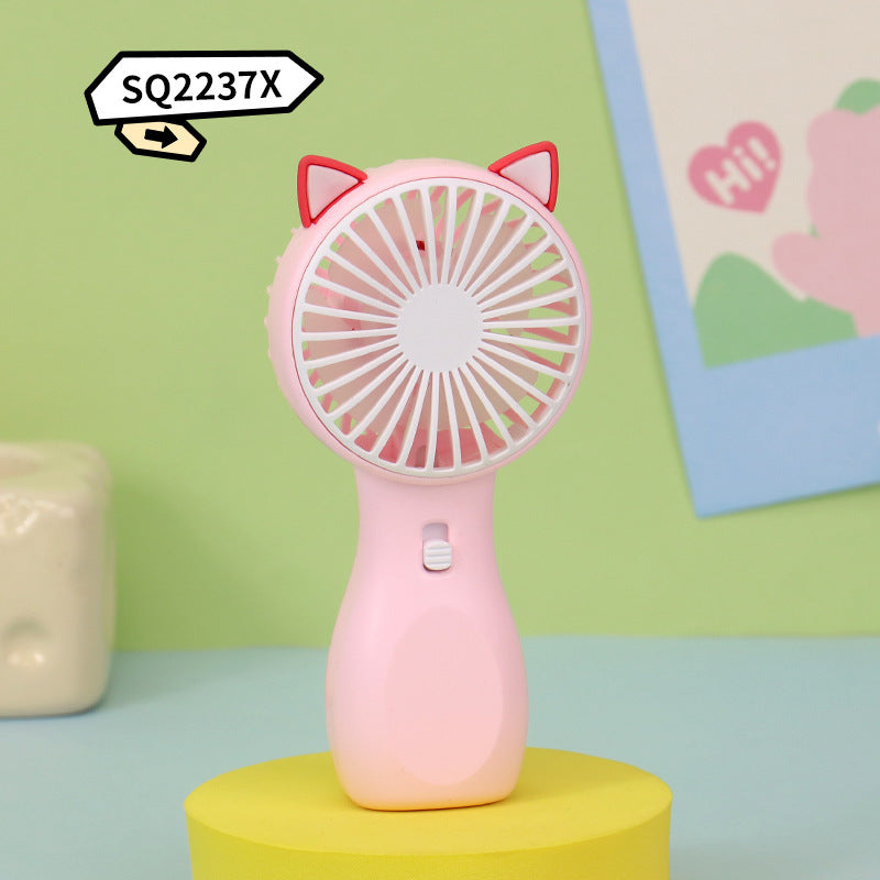 Portable Hand Fan in Cute Dog Design Bowlift