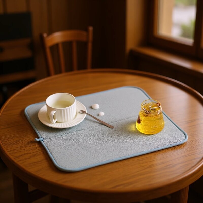 Ultra-Absorbent Microfiber Drying Mat Bowlift