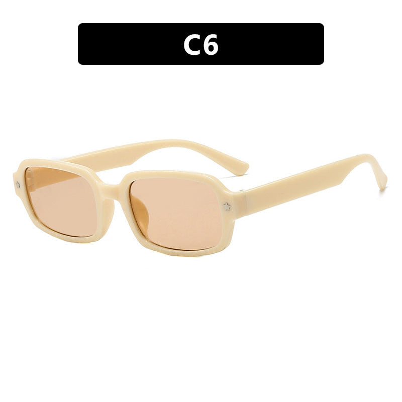 Women's fashionable rectangular sunglasses with outstanding design and protective UV filter Bowlift