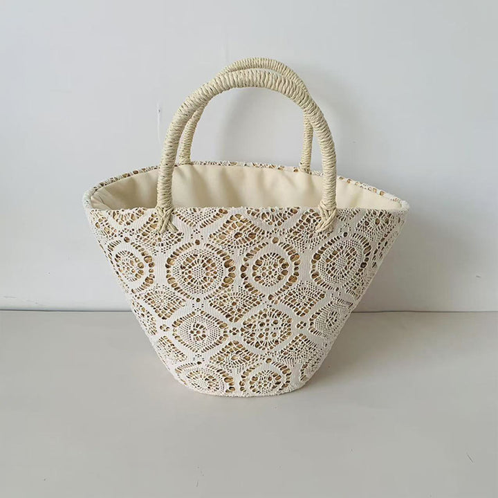 Basket bag with elegant, woven design Bowlift
