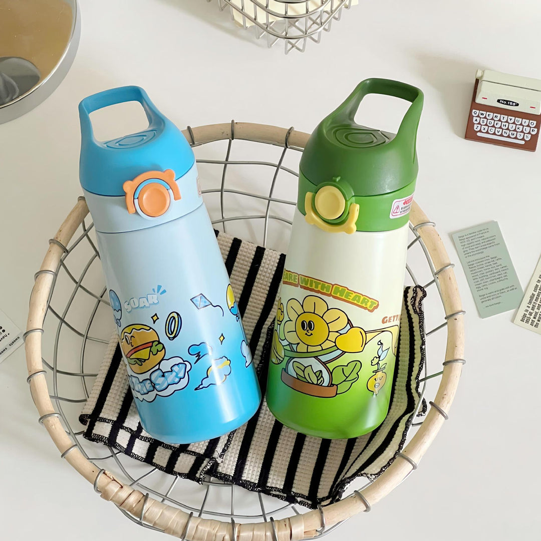 Women Kids Water Bottle with Child-Friendly Design Bowlift