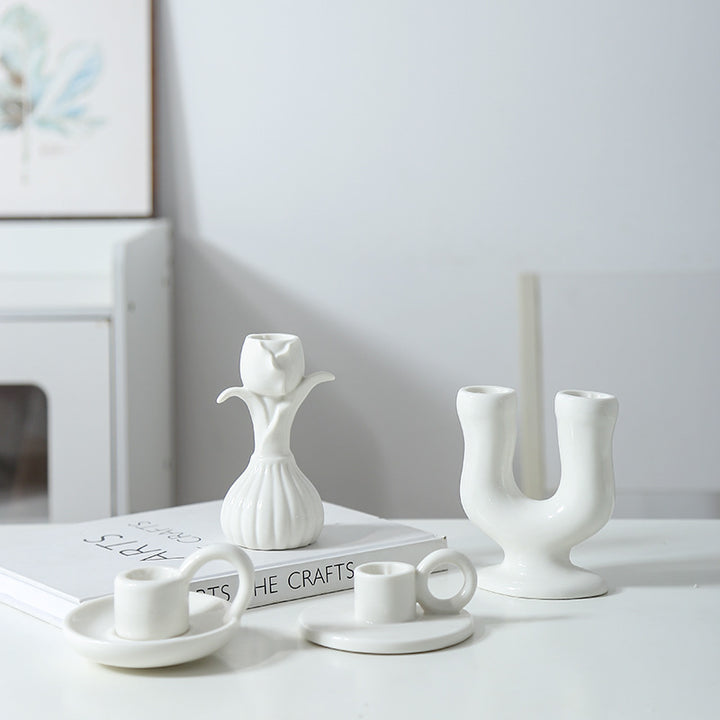 Decorative Flower Candle Holder Bowlift