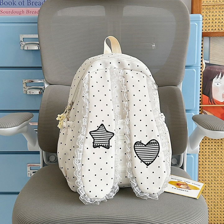 Bunny Ears Design Backpack Bowlift