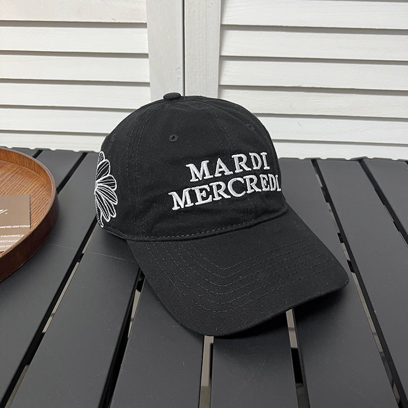 Women's Embroidered Graphic Baseball Cap Bowlift