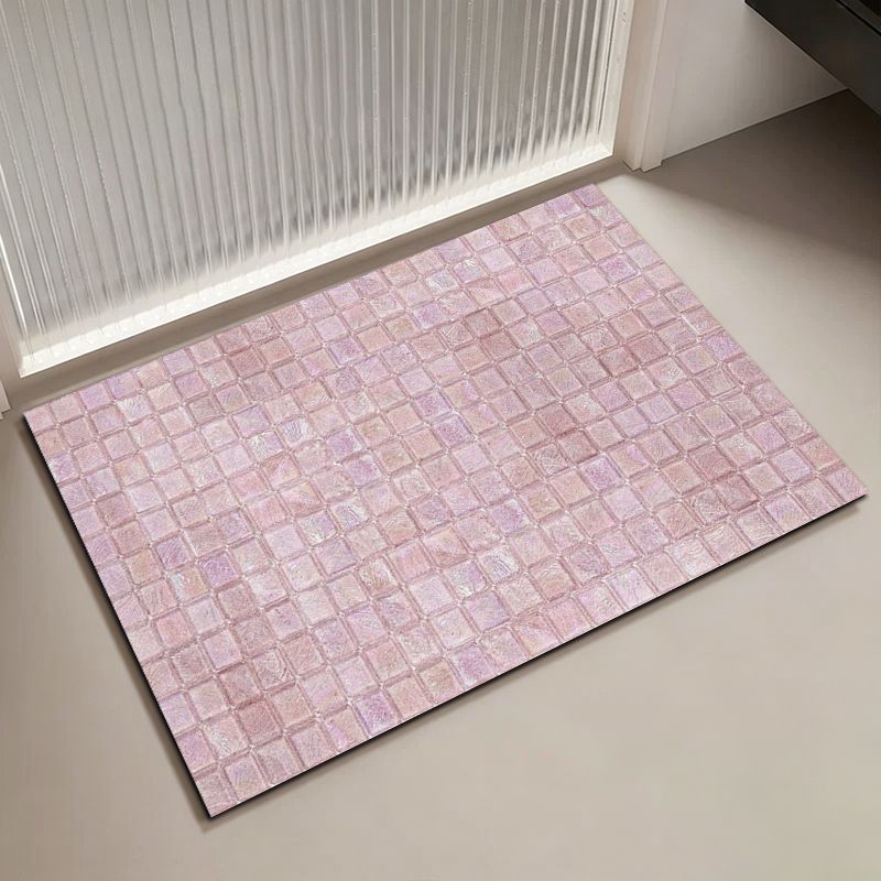 Mosaic Pattern Bath Mat Bowlift