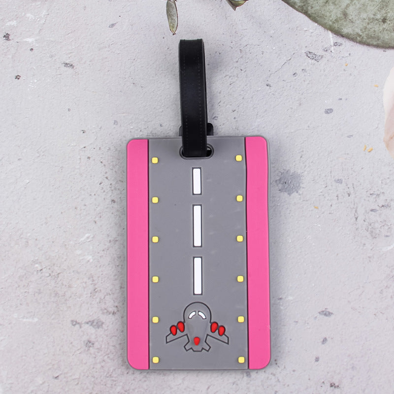 Airplane Runway Luggage Tag Bowlift