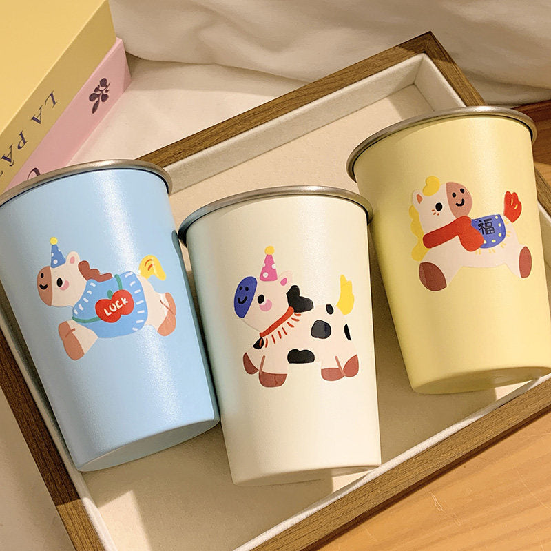 Toothbrush holder with cheerful animal design Bowlift