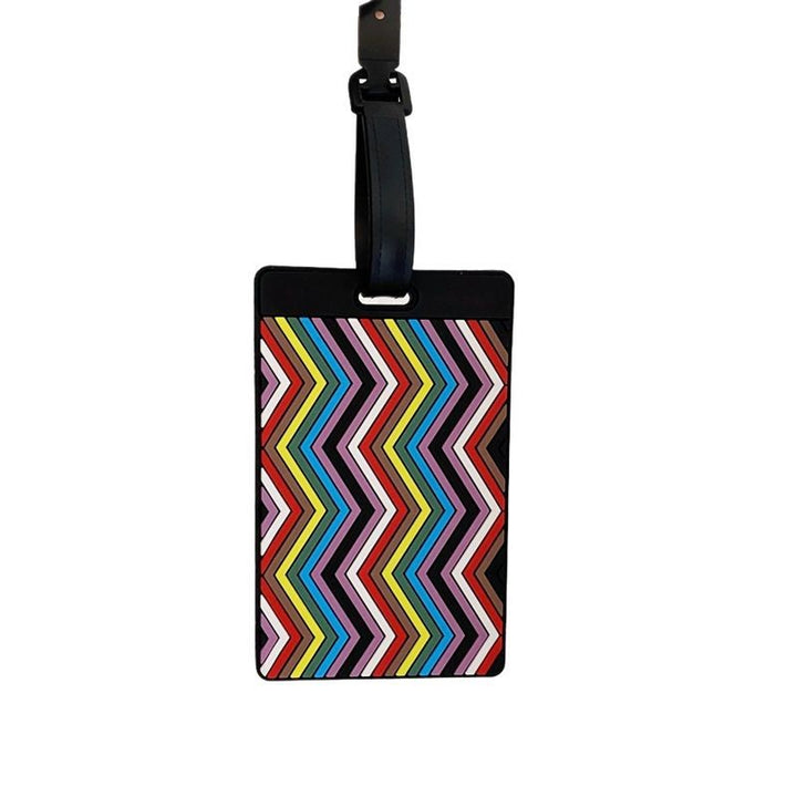 Vibrant Patterned Luggage Tag Bowlift
