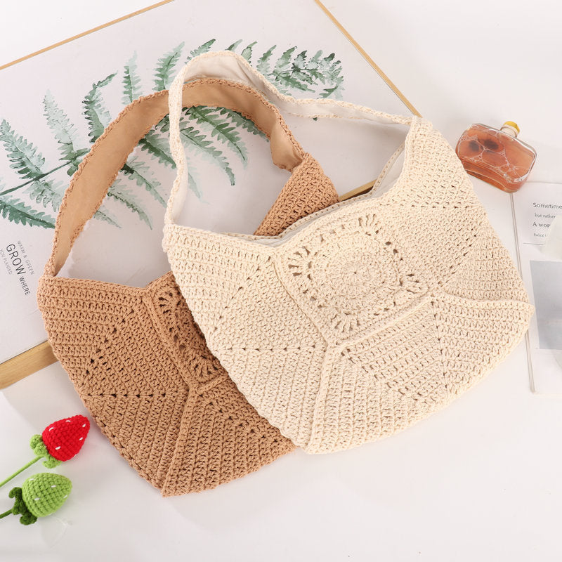Handcrafted Macrame Shoulder Bag Bowlift