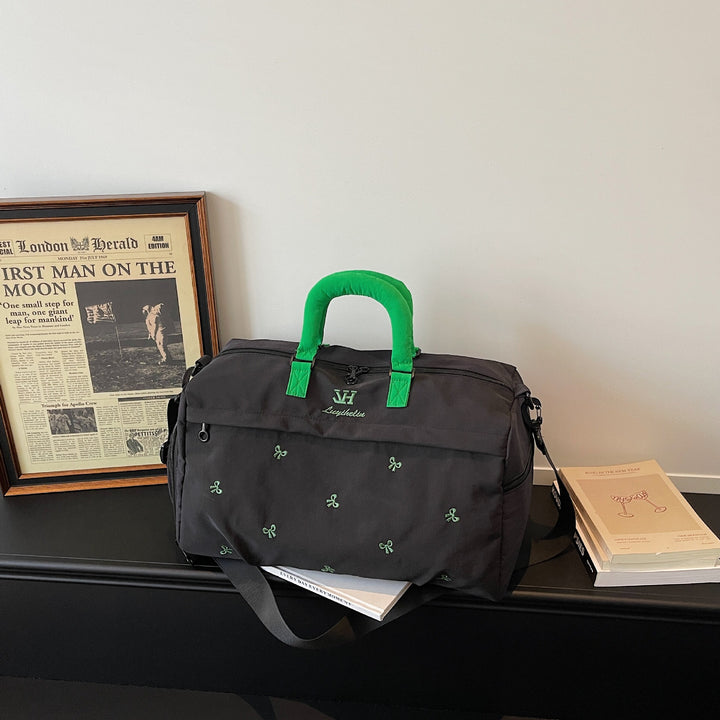 Stylish Embroidered Travel Duffel