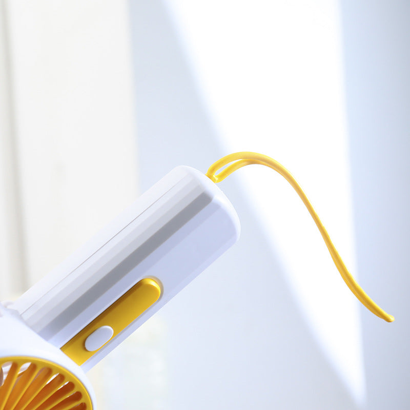 Portable handheld fan with USB charging function and ergonomic handle Bowlift