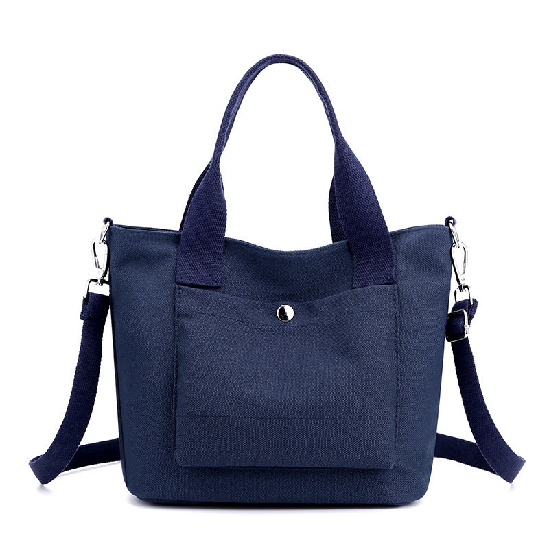 Compact Multi-Functional Canvas Handbag Bowlift