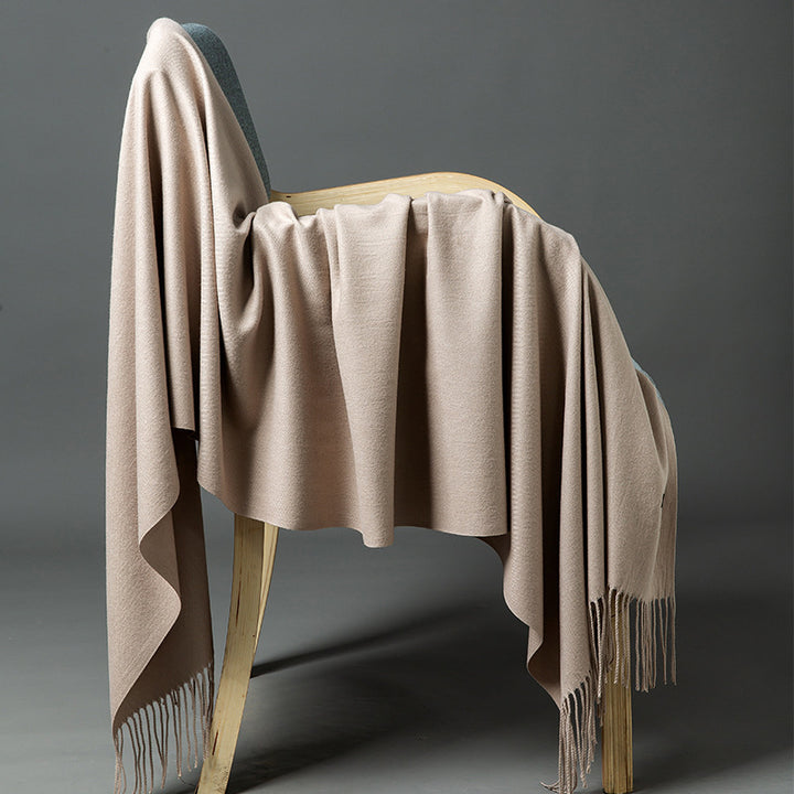 Luxurious Cashmere-Blend Throw Blanket