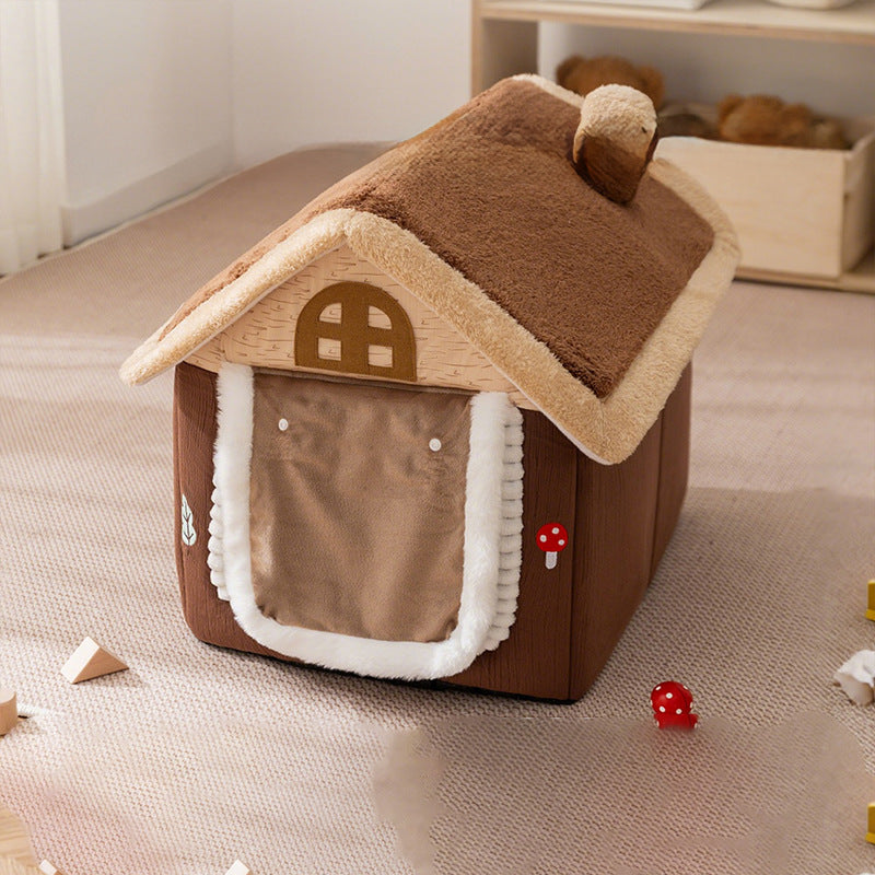 Cozy Plush Dog Bed