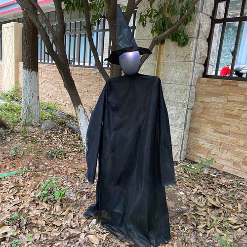 Animated Hanging Witch Decoration Bowlift