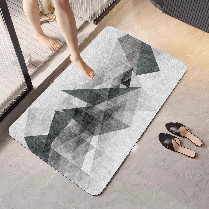 Geometric Abstract Bath Mat Bowlift