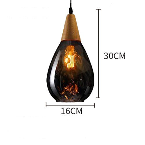 Artistic Teardrop Pendant Light