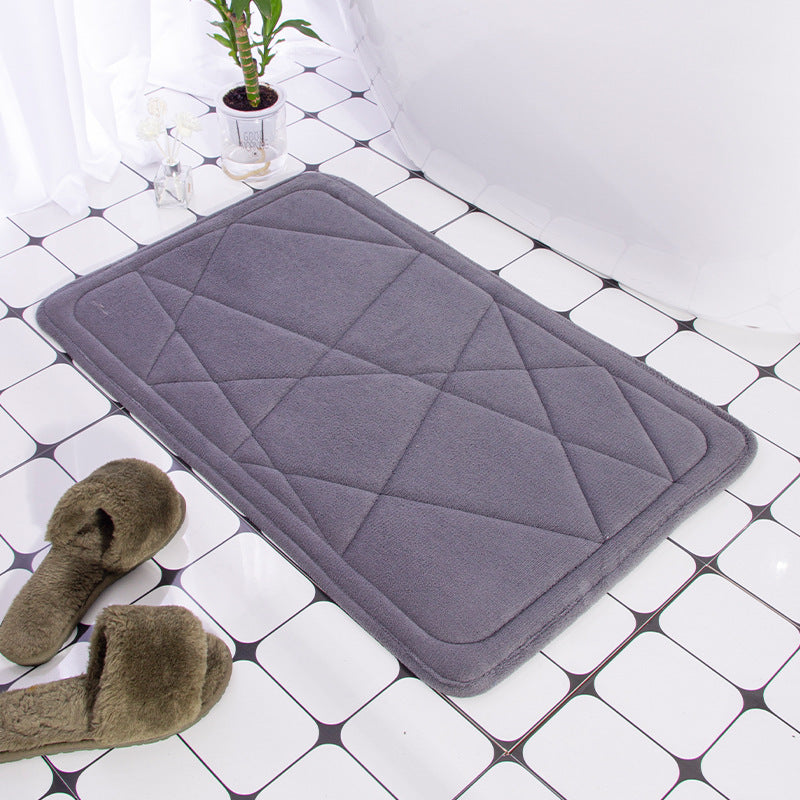 Plush Bath Mat Bowlift