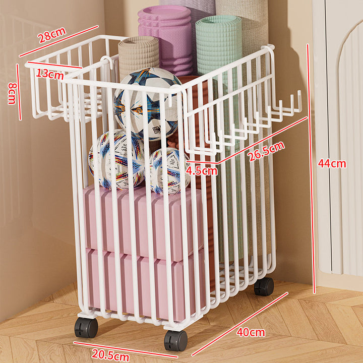 Versatile Rolling Storage Cart with Dividers Bowlift