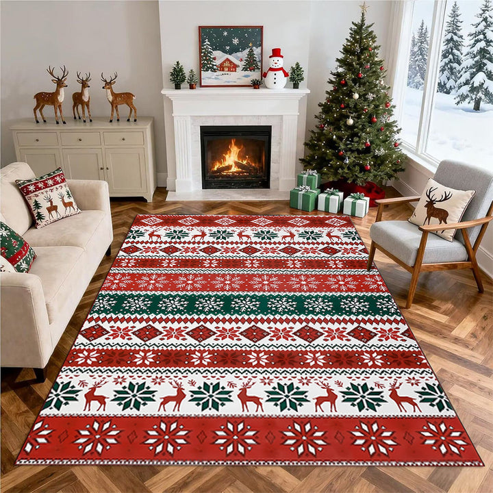 Christmas-Themed Area Rug Bowlift