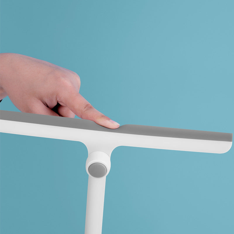 Silicone Blade Window And Shower Squeegee With Pivoting Joint And Ergonomic Non-Slip Handle